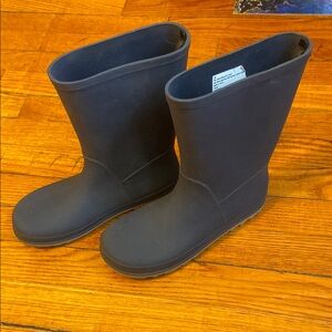 Cat & Jack Big Kids Black Rain Boots